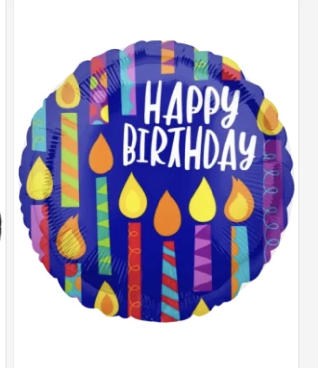 GLOBO HAPPY BIRTHDAY AZUL