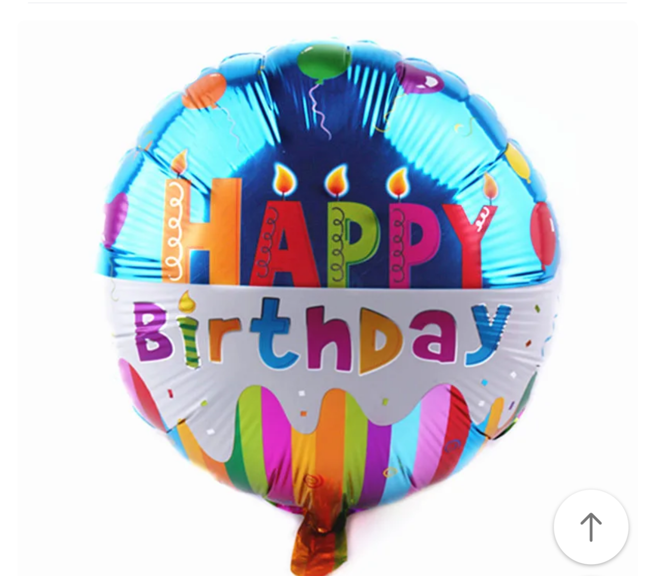 GLOBO HAPPY BIRTHDAY COLORES