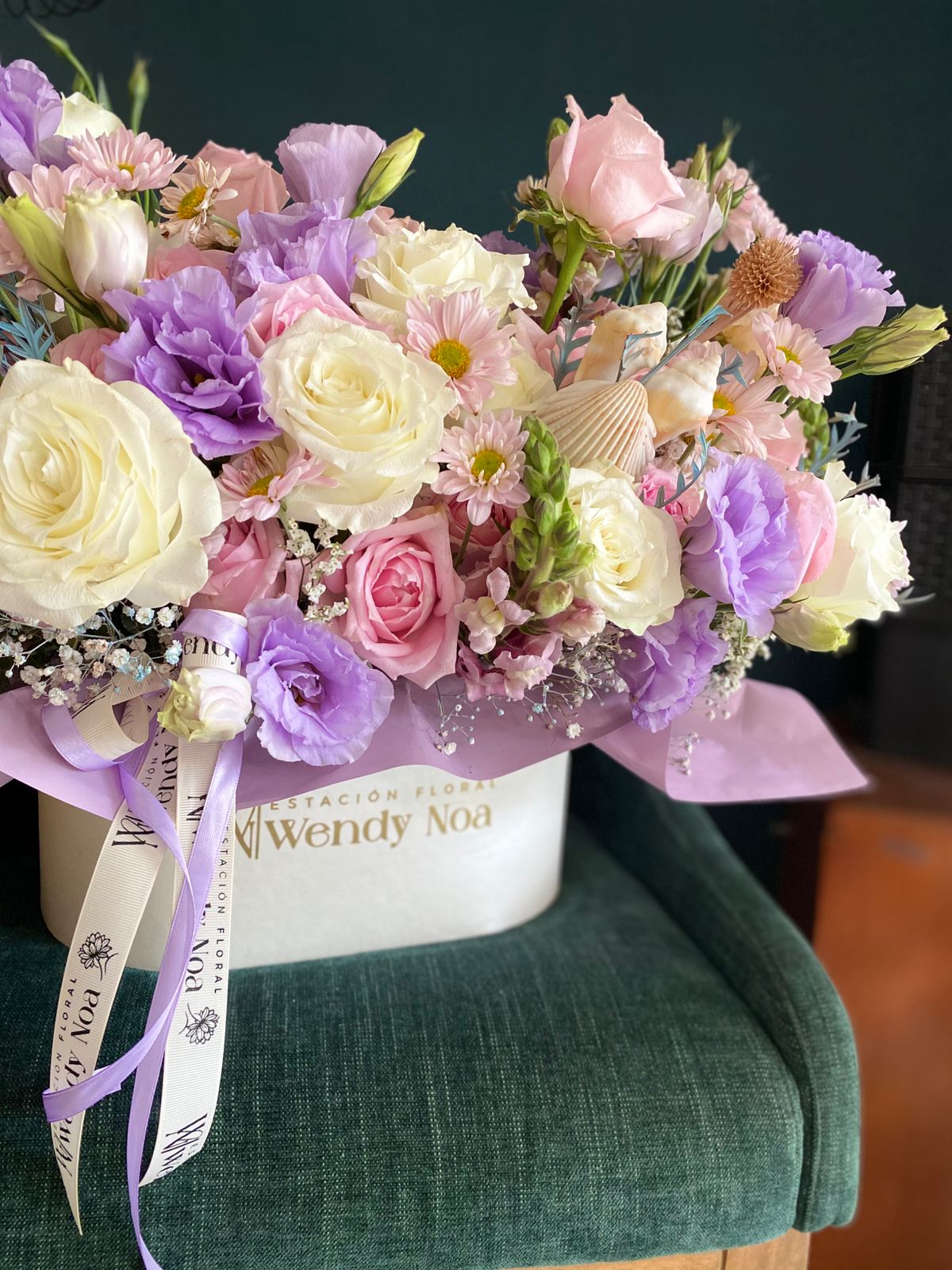 PURPLE WHITE BOX